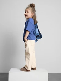 1.5-12yrs | The Edit Cotton Contrast-Stitch Pants