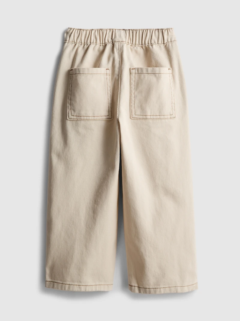 1.5-12yrs | The Edit Cotton Contrast-Stitch Pants