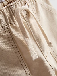 1.5-12yrs | The Edit Cotton Contrast-Stitch Pants