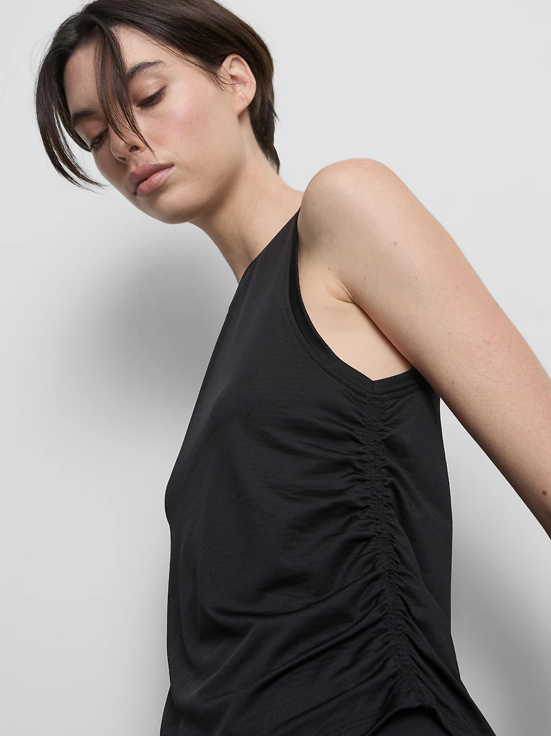 Ruched-Side Active Tank