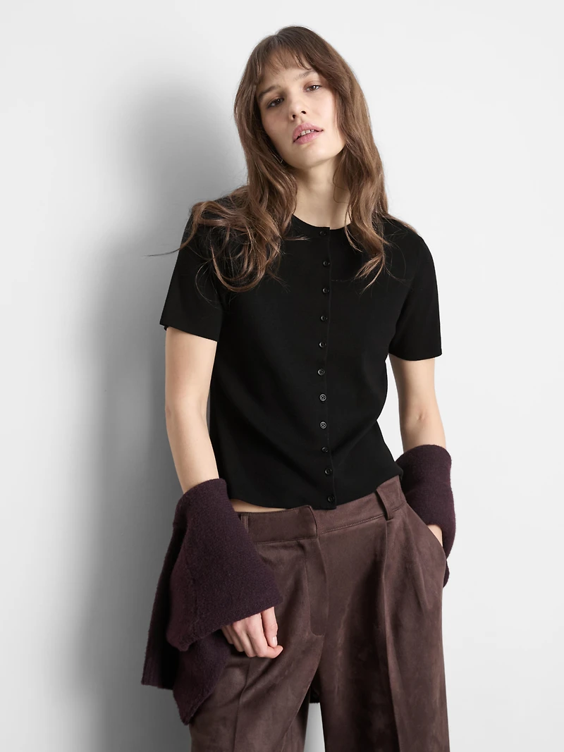 Short Sleeve Cardigan