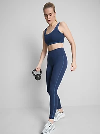 Pipe Detail Active Crop Top