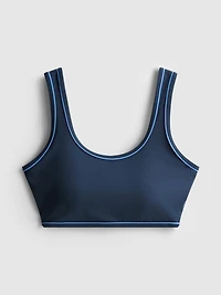 Pipe Detail Active Crop Top