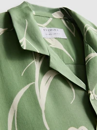 Floral Revere Collar Shirt
