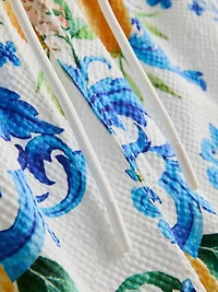 Orange Textured Swimming Shorts