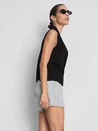 Collared Asymmetric Waistcoat