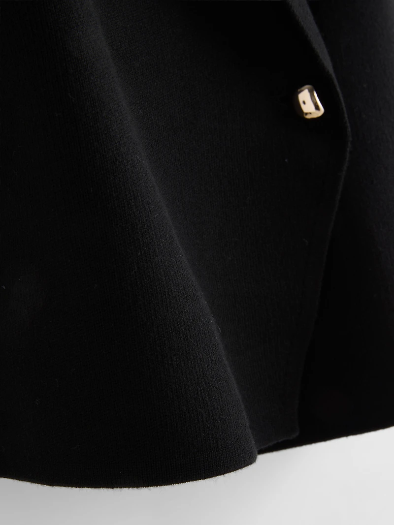 Collared Asymmetric Waistcoat