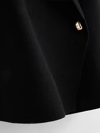 Collared Asymmetric Waistcoat