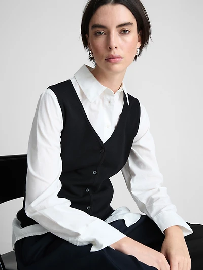 Compact Knit Waistcoat