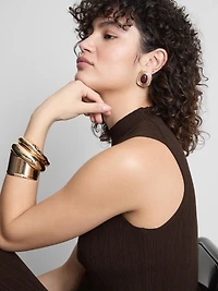 Textured High Neck Tank Top