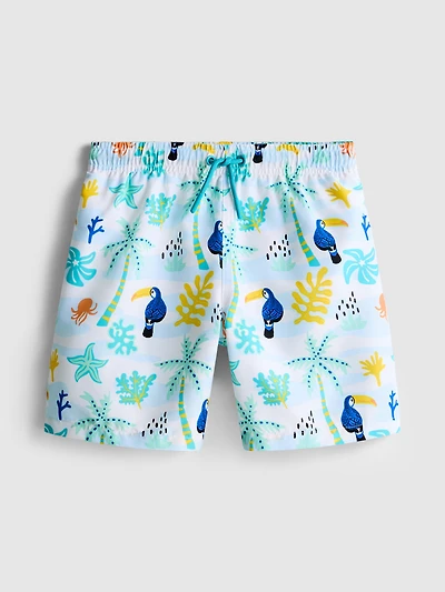 1.5-8yrs | Printed Swim Shorts