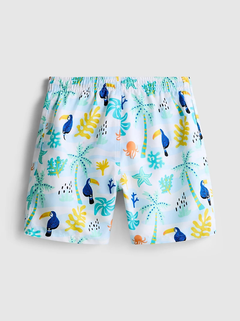 1.5-8yrs | Printed Swim Shorts