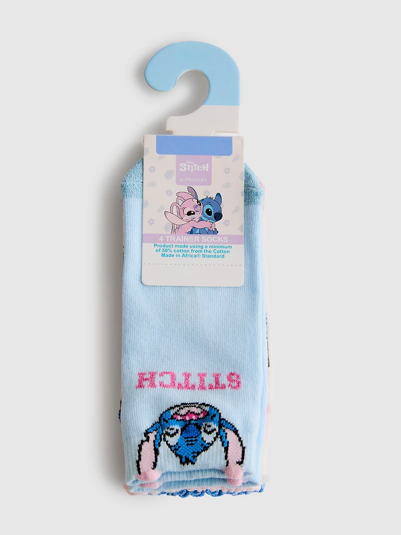 4-Pack Disney’s Stitch Sneaker Socks