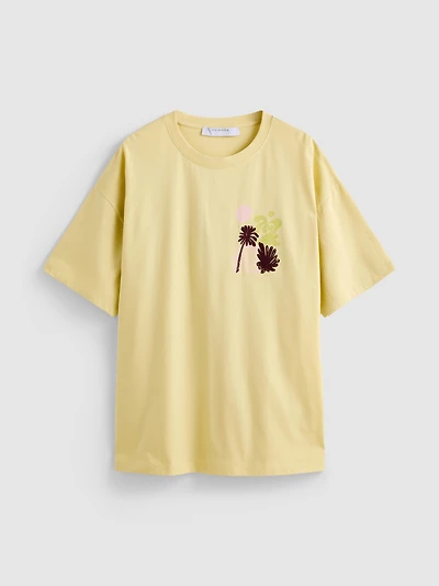 Cotton Oversized Graphic Boyfriend Tee