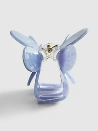 Faux Pearl Flower Claw Clip