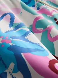 Floral Graffiti Swimming Shorts