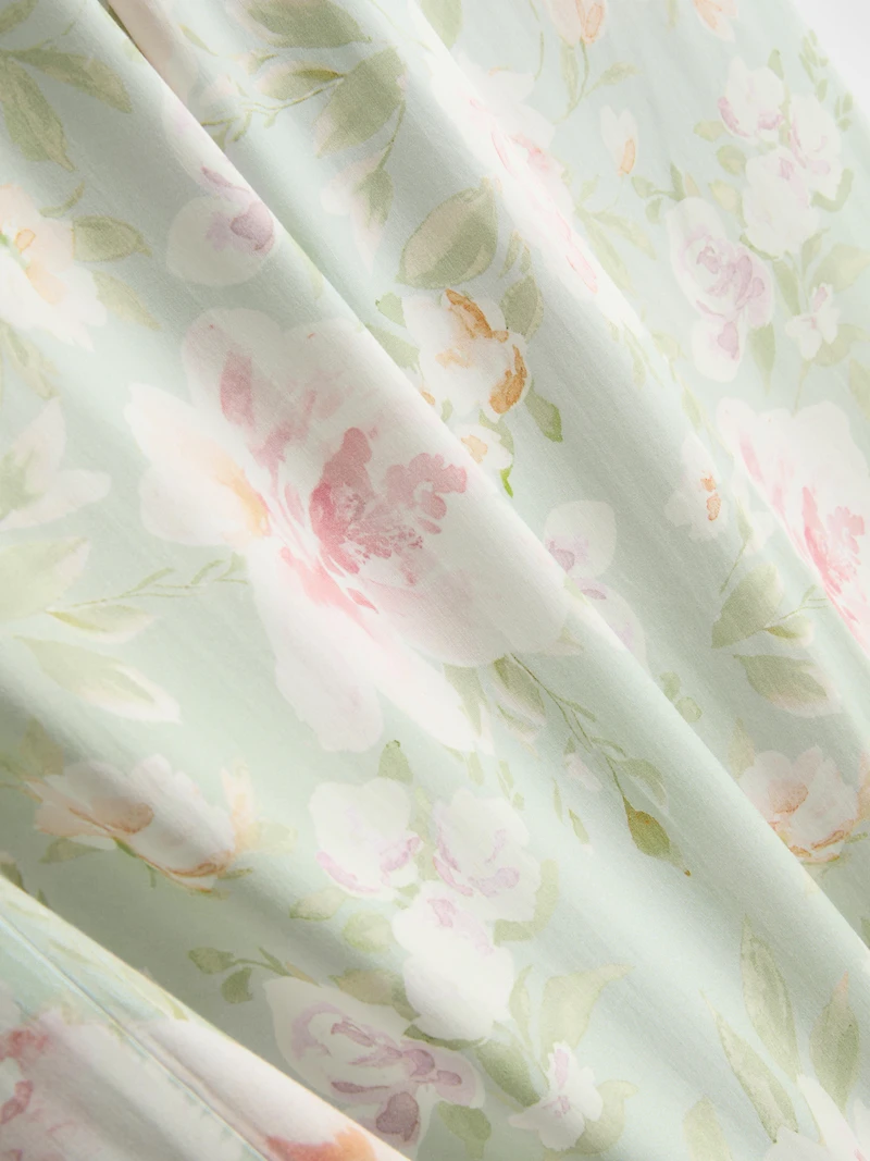 Floral Wide Leg Pajama Bottoms