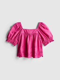 1.5-8yrs | Floral Embroidered Blouse