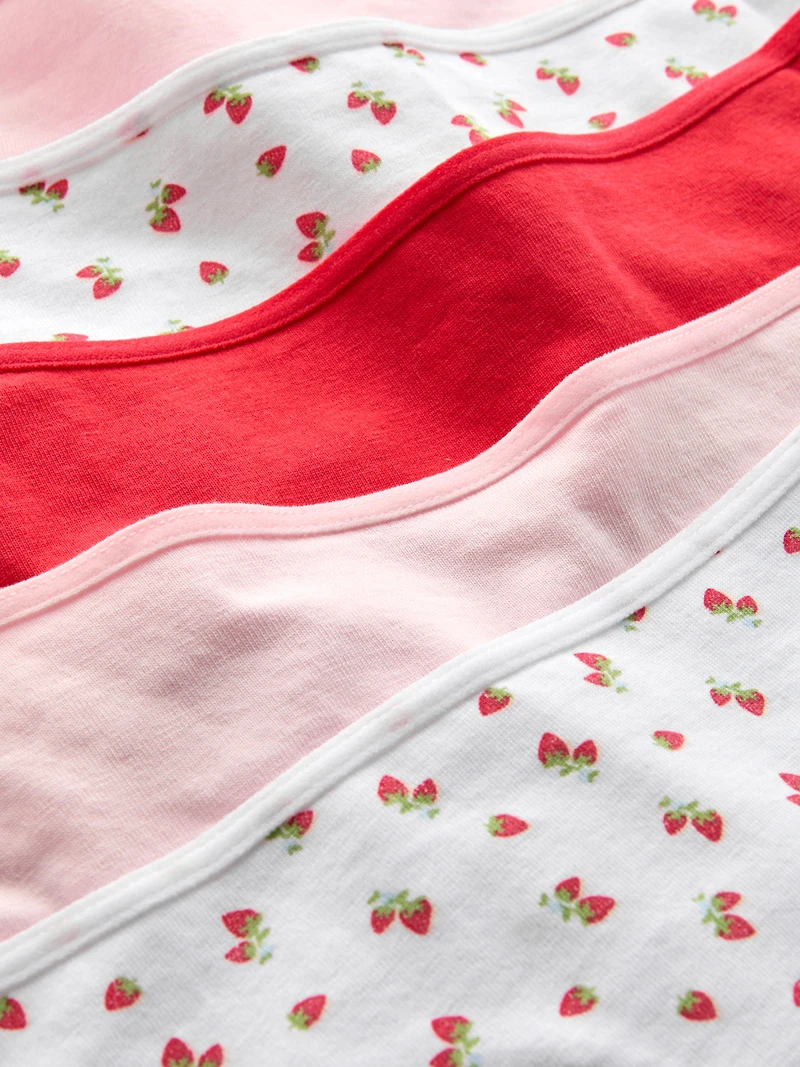 5pk Pure Cotton Thongs