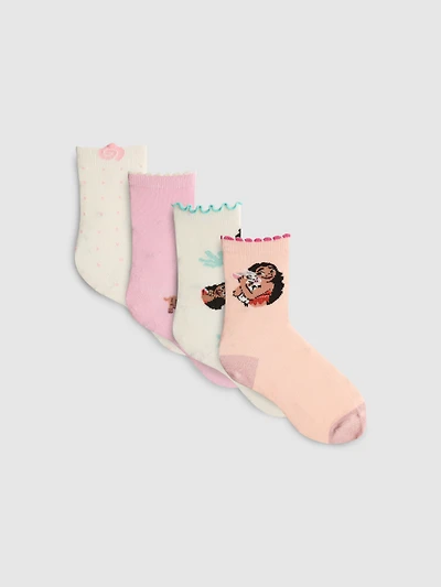 4pk Disney’s Moana Ankle Socks