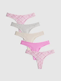 5-Pack Cotton Rich Thongs