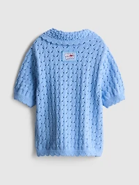 1.5-8yrs | Hello Kitty Collared Short-Sleeve Cardigan