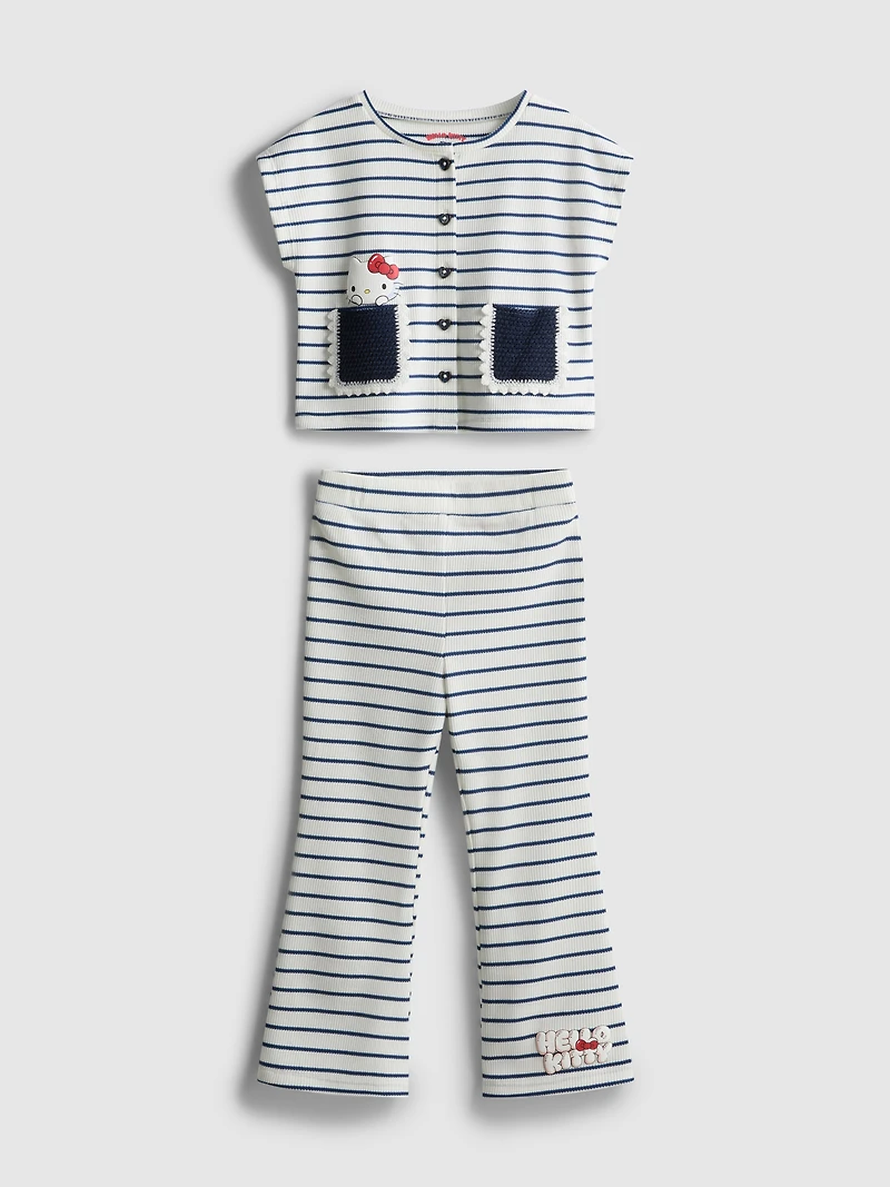 1.5-8yrs | Hello Kitty Top and Flare Leggings Set