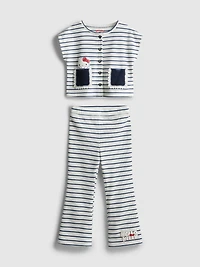 1.5-8yrs | Hello Kitty Top and Flare Leggings Set