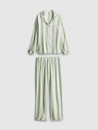Striped Cotton Boyfriend Pajamas