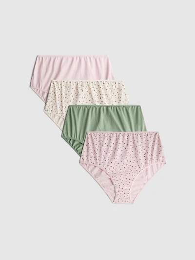 4pk Pure Cotton Full Briefs