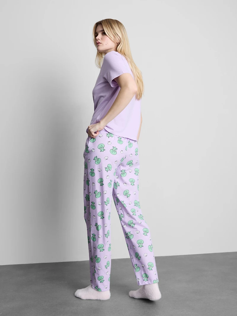 SpongeBob SquarePants Graphic Cotton Pajamas