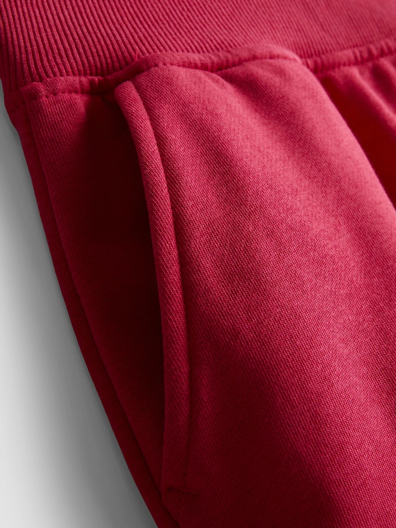 Cotton Split Hem Lounge Shorts
