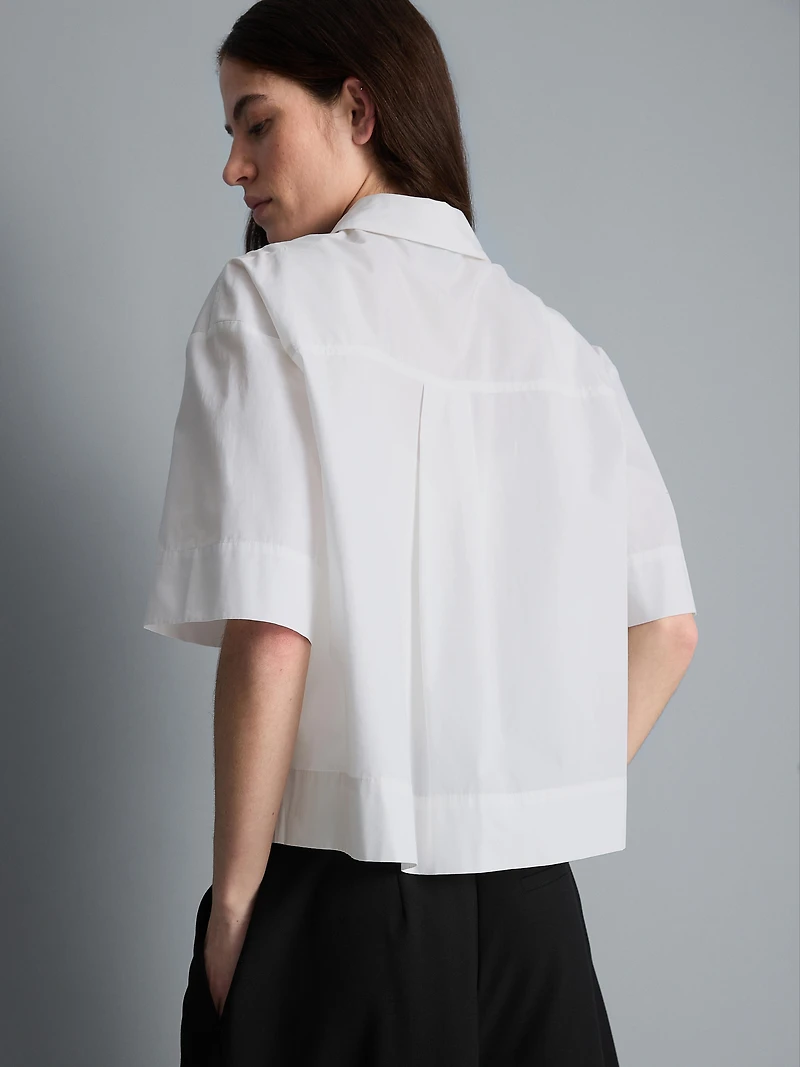 Ultimate Cotton Short-Sleeve Boxy Shirt
