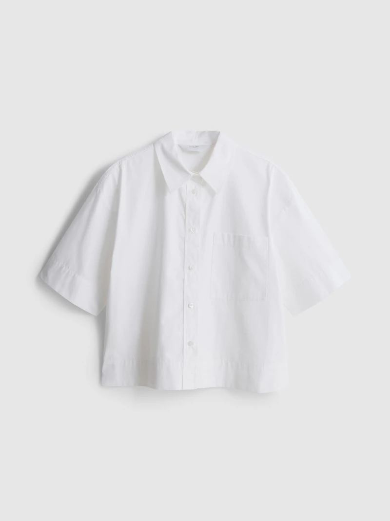Ultimate Cotton Short-Sleeve Boxy Shirt
