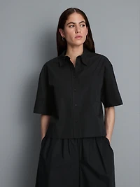 Ultimate Cotton Short-Sleeve Boxy Shirt