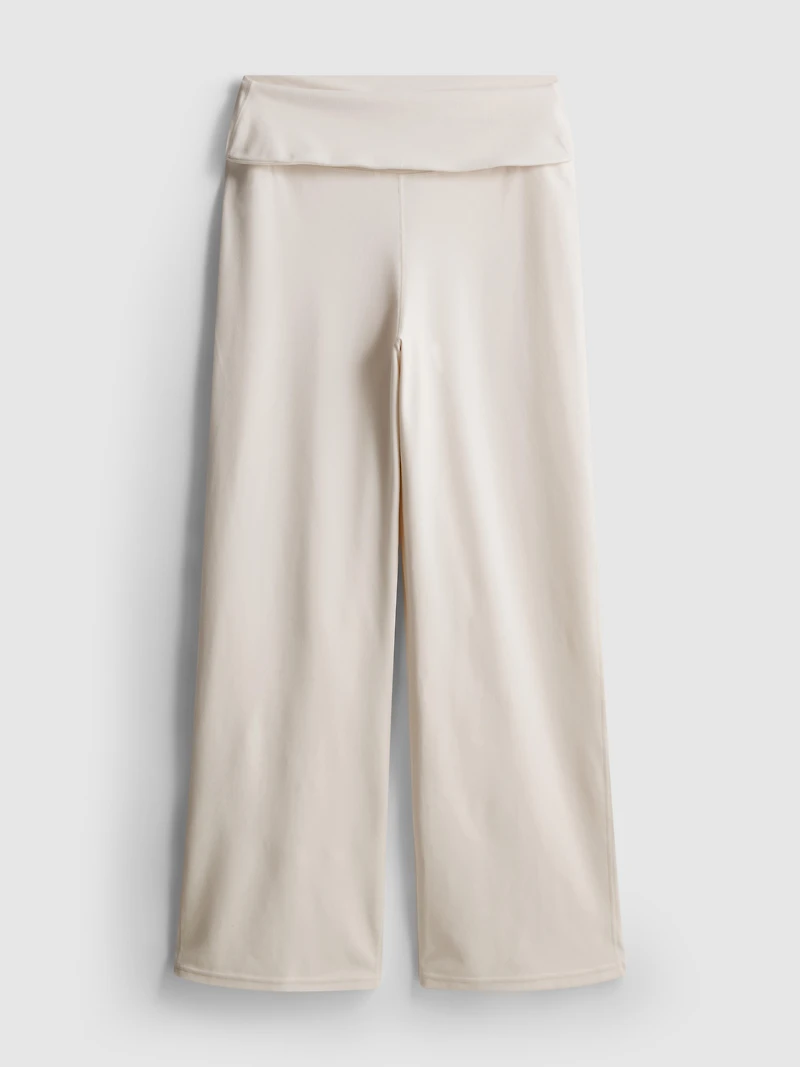 Flared Fold Over Active Leggings