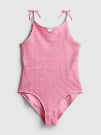 7-15yrs | Textured Beaded Swimsuit