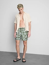 Floral Drawstring Swim Shorts