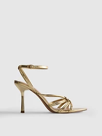 Paula Echevarría Knotted Heel Sandals
