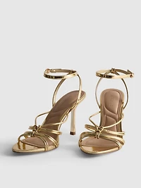 Paula Echevarría Knotted Heel Sandals