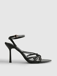 Paula Echevarría Knotted Heel Sandals
