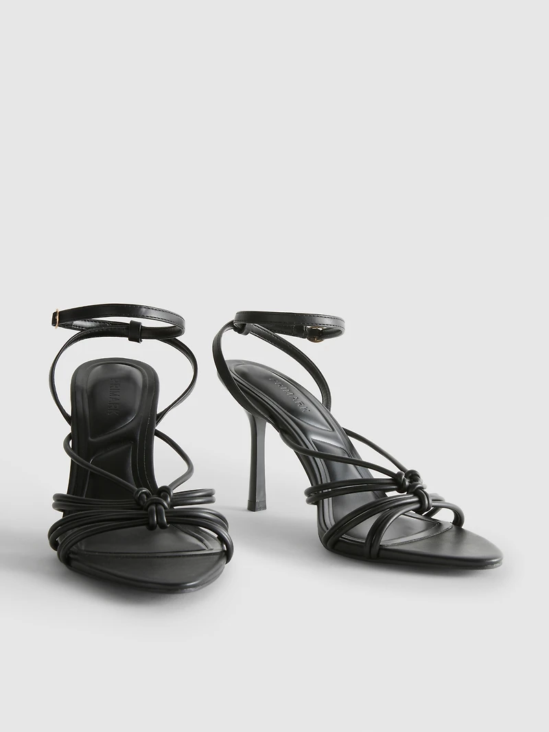Paula Echevarría Knotted Heel Sandals