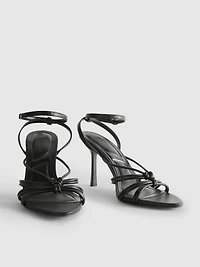 Paula Echevarría Knotted Heel Sandals