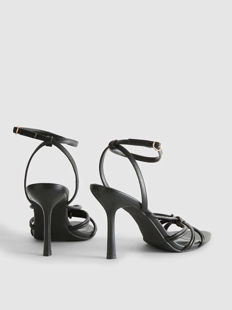 Paula Echevarría Knotted Heel Sandals