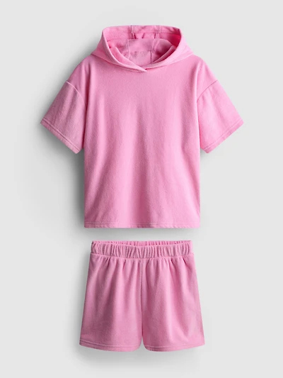 7-15yrs | Towel Hoodie and Shorts Set