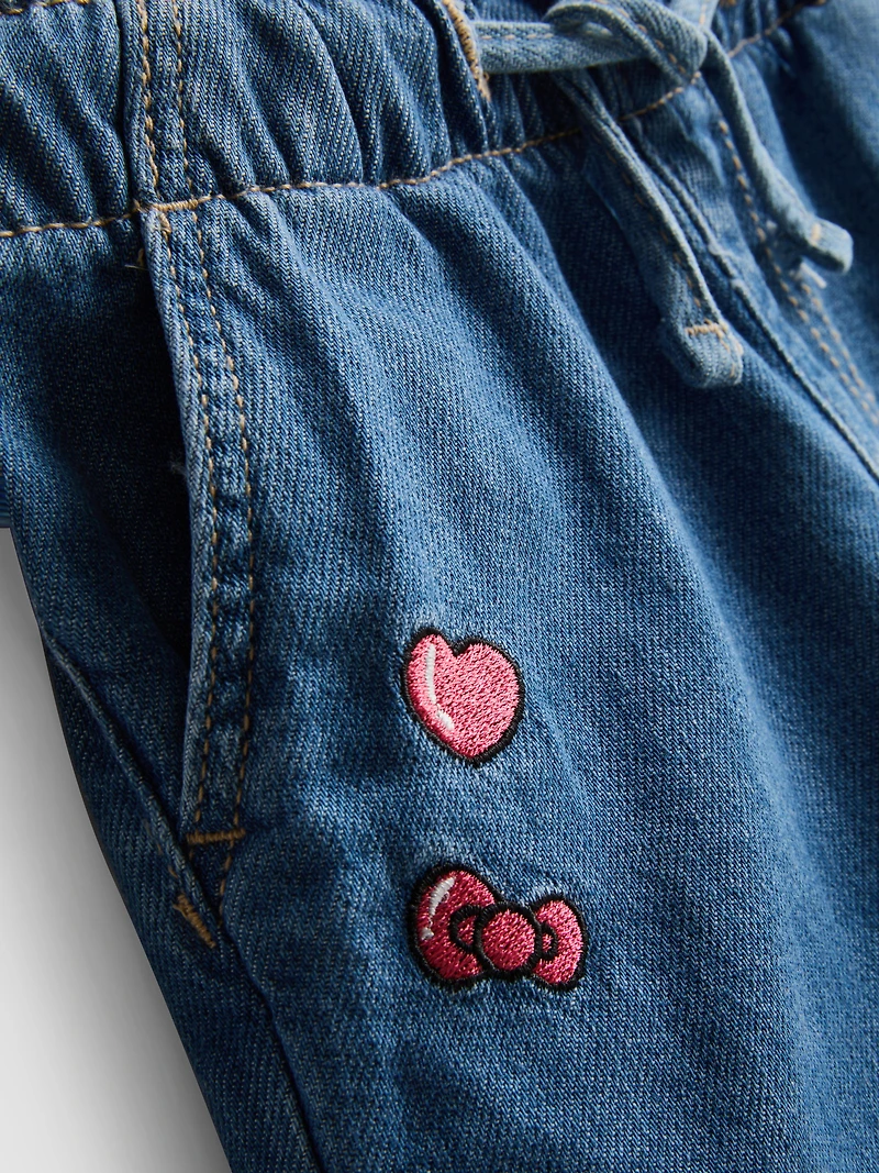 1.5-8yrs | Hello Kitty Denim Shorts