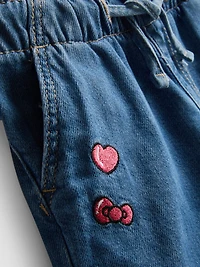 1.5-8yrs | Hello Kitty Denim Shorts