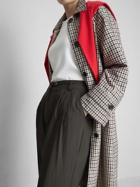 Belted Wide-Leg Pants