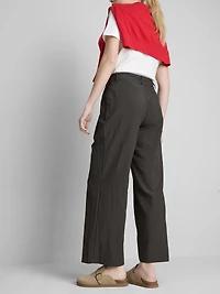 Belted Wide-Leg Pants