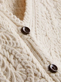 1.5-8yrs | Crochet Button-Front Vest